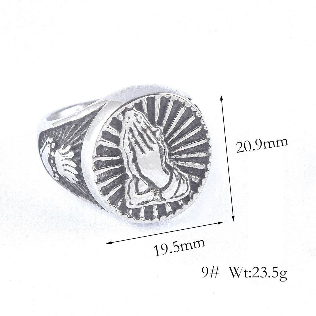 image-Stainless Steel Geometric Octopus Ring Vintage Unisex