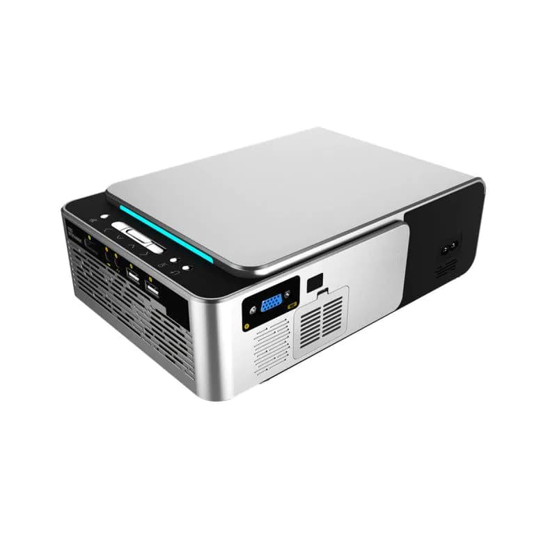 image-T6 Projector Home HD Portable LED Micro Projector