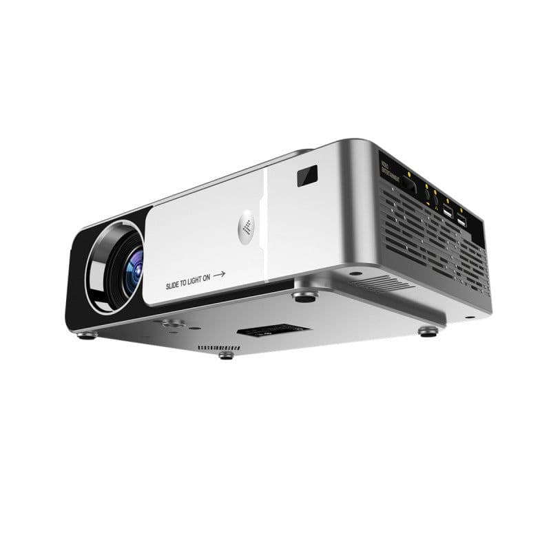 image-T6 Projector Home HD Portable LED Micro Projector