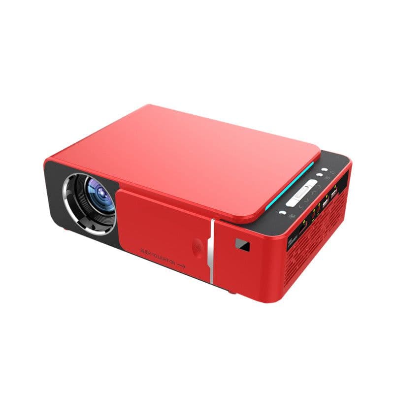 image-T6 Projector Home HD Portable LED Micro Projector