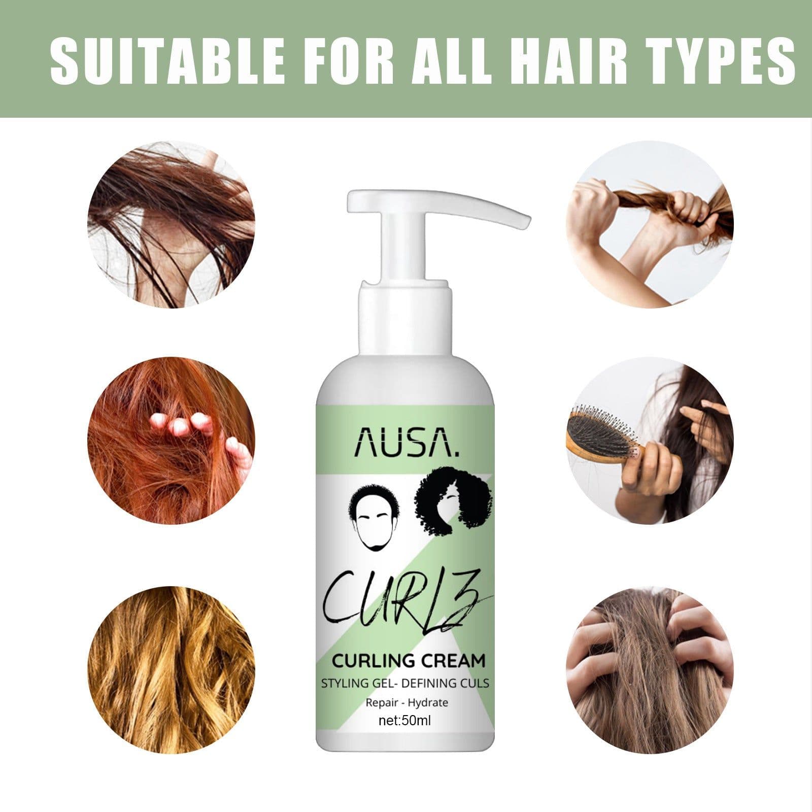 image-West&Month Curly Hair Elastin 50ml Anti-Frizz Styling Cream