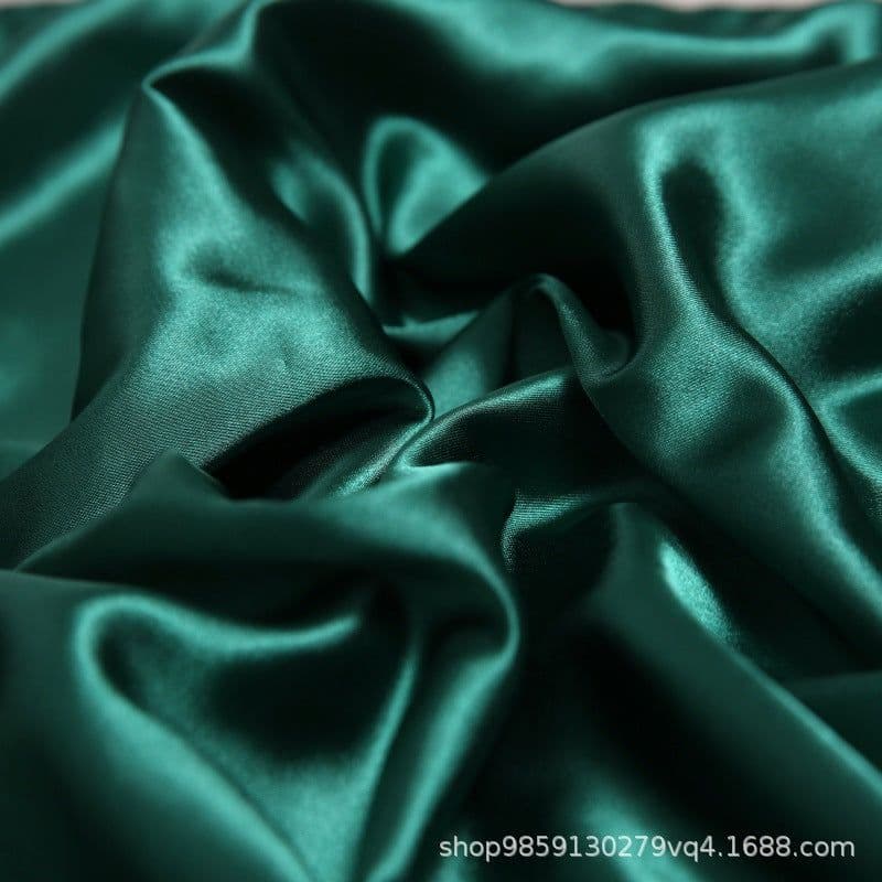 image-Satin Pillowcase 51x91cm Grey Polyester Silk-Like