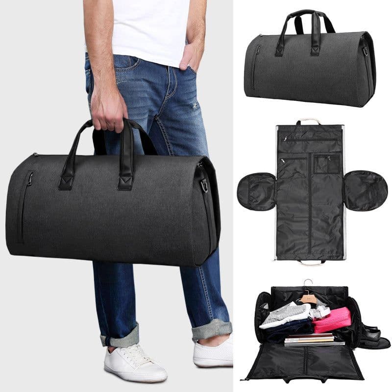 image-Famous Deer Travel Duffel Bag 36-55L with Wet Dry Separation