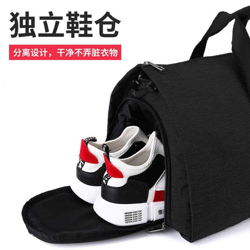 image-Famous Deer Travel Duffel Bag 36-55L with Wet Dry Separation