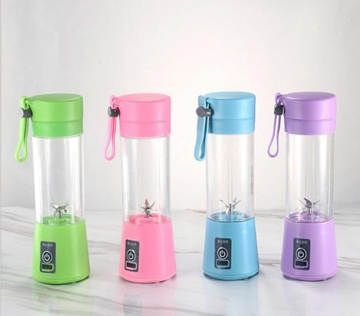 image-USB Rechargeable Portable Blender Juice Cup Mini Fruit Juicer