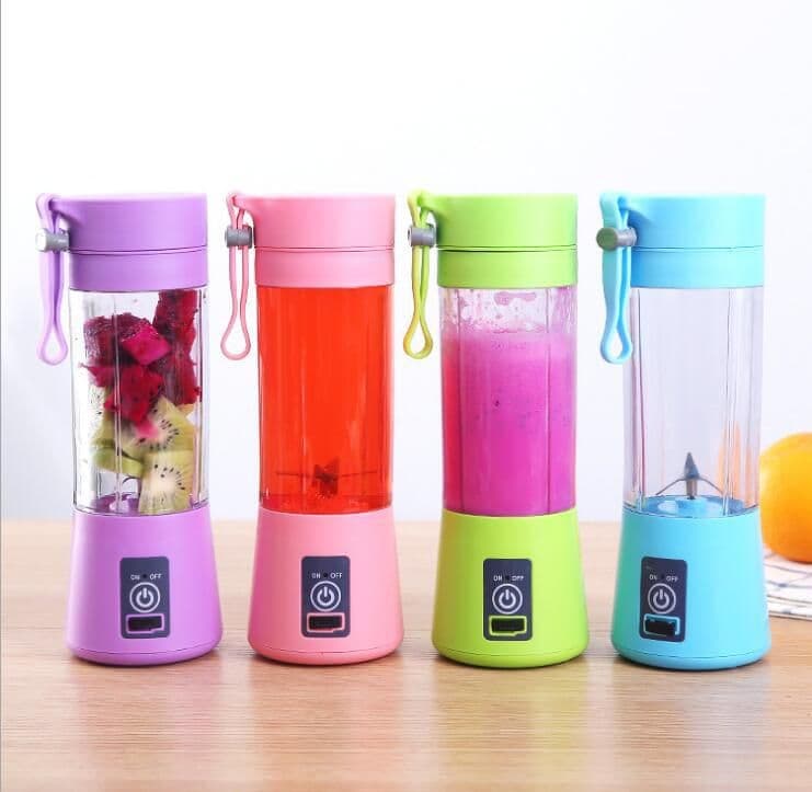image-USB Rechargeable Portable Blender Juice Cup Mini Fruit Juicer