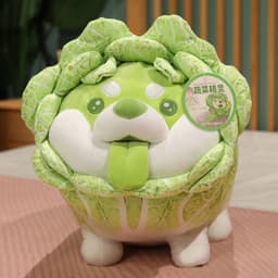 image-Saite Green Cabbage Plush Toy Pillow Doll 80cm