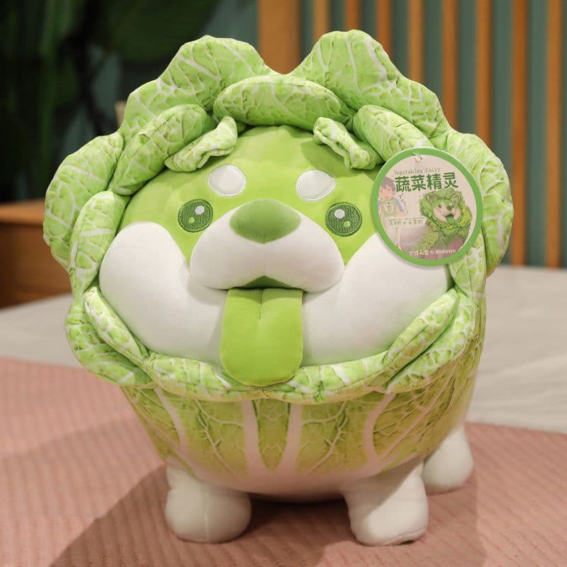 image-Saite Green Cabbage Plush Toy Pillow Doll 80cm
