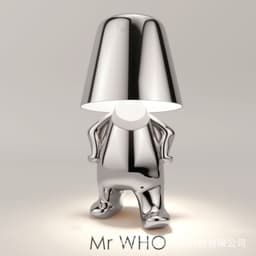image-Cross-border Small Golden Man Decorative Night Light Lamp