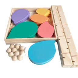image-Rainbow Music Tree Wooden Ball Track Educational Toy