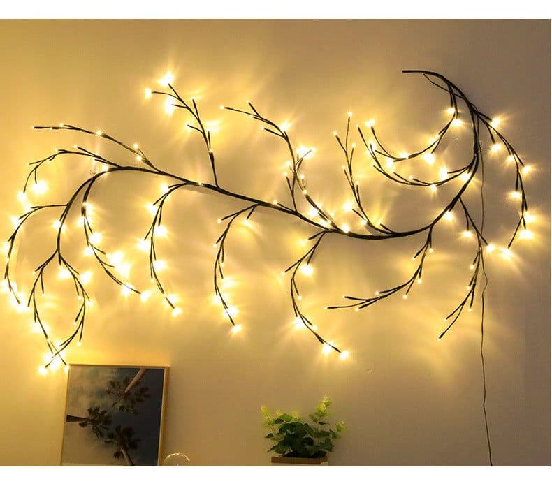 image-LED String Lights 144L Warm White Rattan Decoration Indoor Bedroom