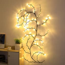image-LED String Lights 144L Warm White Rattan Decoration Indoor Bedroom