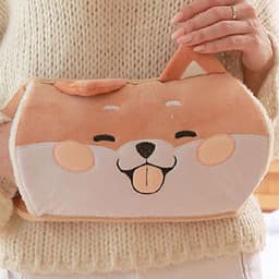 image-Plush Hot Water Bottle Waist Belt with Warm Belly Pain Relief