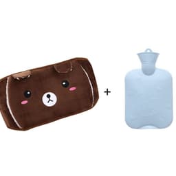 image-Plush Hot Water Bottle Waist Belt with Warm Belly Pain Relief
