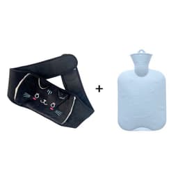 image-Plush Hot Water Bottle Waist Belt with Warm Belly Pain Relief