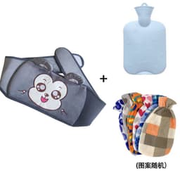 image-Plush Hot Water Bottle Waist Belt with Warm Belly Pain Relief