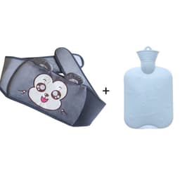 image-Plush Hot Water Bottle Waist Belt with Warm Belly Pain Relief