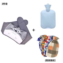 image-Plush Hot Water Bottle Waist Belt with Warm Belly Pain Relief