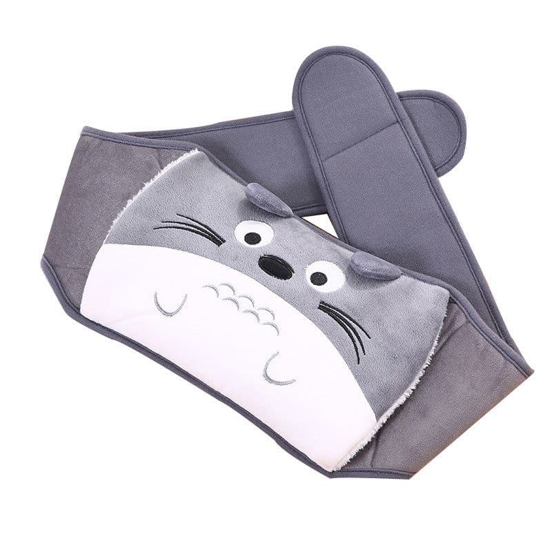 image-Plush Hot Water Bottle Waist Belt with Warm Belly Pain Relief
