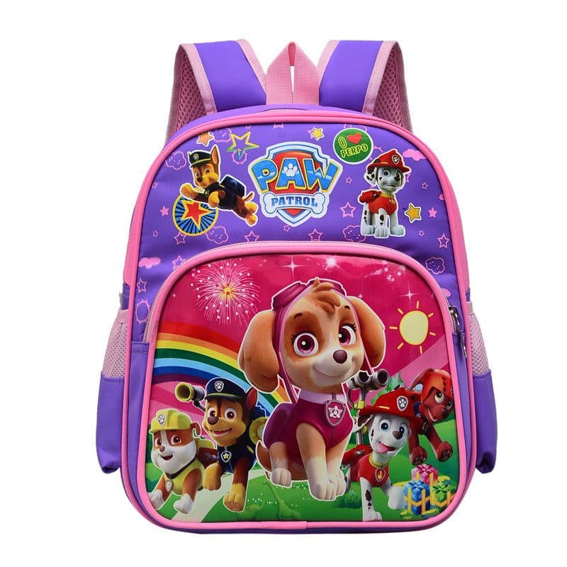 image-Kids Cartoon Backpack School Bag Nylon Waterproof Elementary
