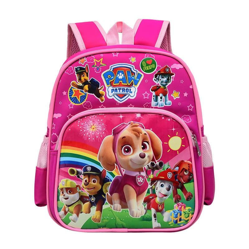 image-Kids Cartoon Backpack School Bag Nylon Waterproof Elementary