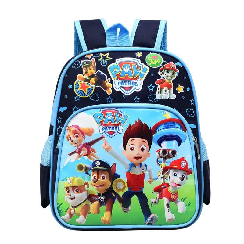 image-Kids Cartoon Backpack School Bag Nylon Waterproof Elementary