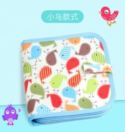 image-Children's Reusable Erasable Drawing Book with Chalk & Markers