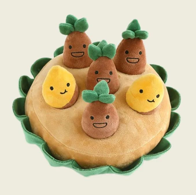 image-Spot Pet Toy Sweet Potato BB Squeaker Dog Toy Set