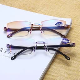 image-Anti-Blue Light Progressive Reading Glasses Unisex Frameless PC