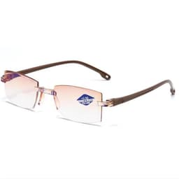 image-Anti-Blue Light Progressive Reading Glasses Unisex Frameless PC