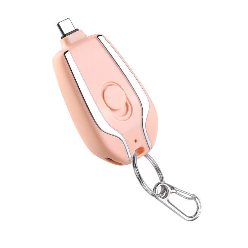 image-Capsule Keychain Power Bank Portable Charger Universal USB