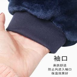 image-Hooded Fleece Blanket Pajama Pullover with Hood