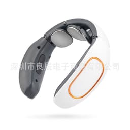 image-Electric Neck Massager 3-Head Pulse Heating 4 Modes 15 Gears