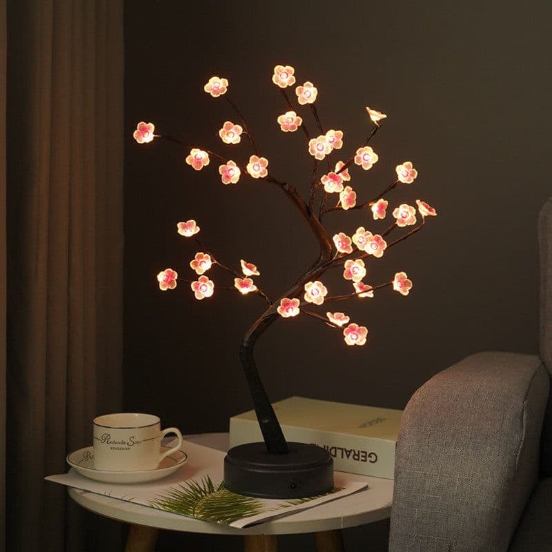 image-LED Pearl Tree Light Starry Touch Bedroom Christmas Decoration