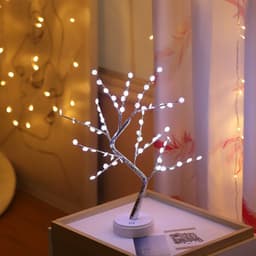 image-LED Pearl Tree Light Starry Touch Bedroom Christmas Decoration