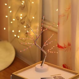 image-LED Pearl Tree Light Starry Touch Bedroom Christmas Decoration
