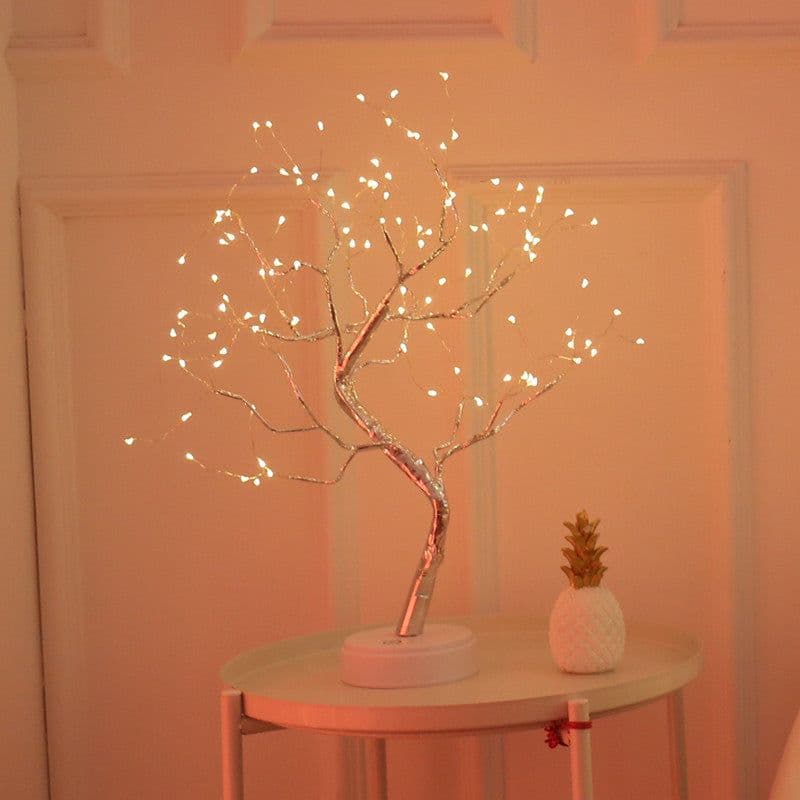 image-LED Pearl Tree Light Starry Touch Bedroom Christmas Decoration