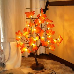 image-LED Pearl Tree Light Starry Touch Bedroom Christmas Decoration