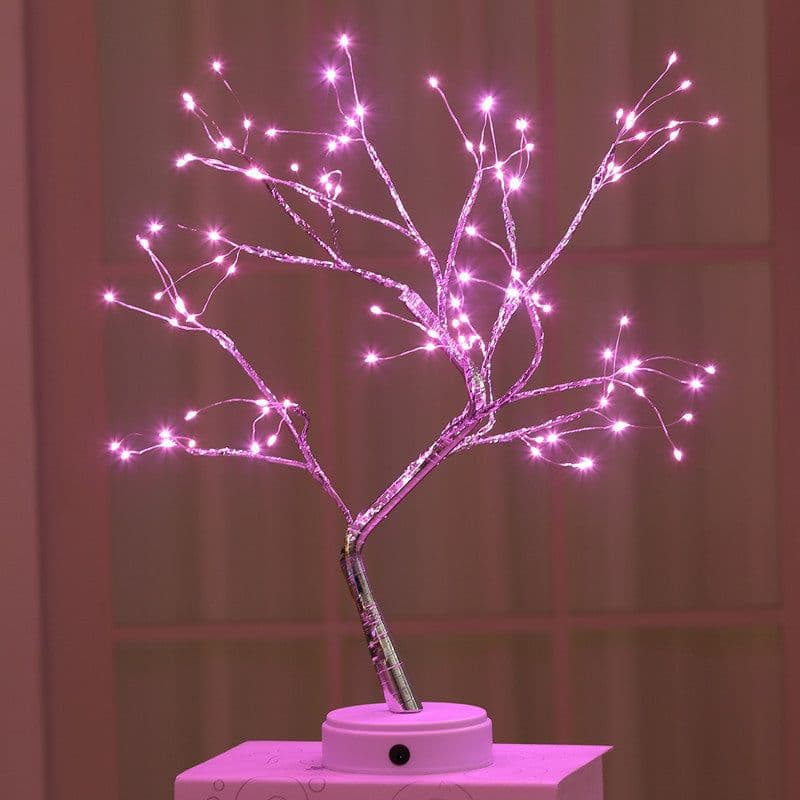 image-LED Pearl Tree Light Starry Touch Bedroom Christmas Decoration