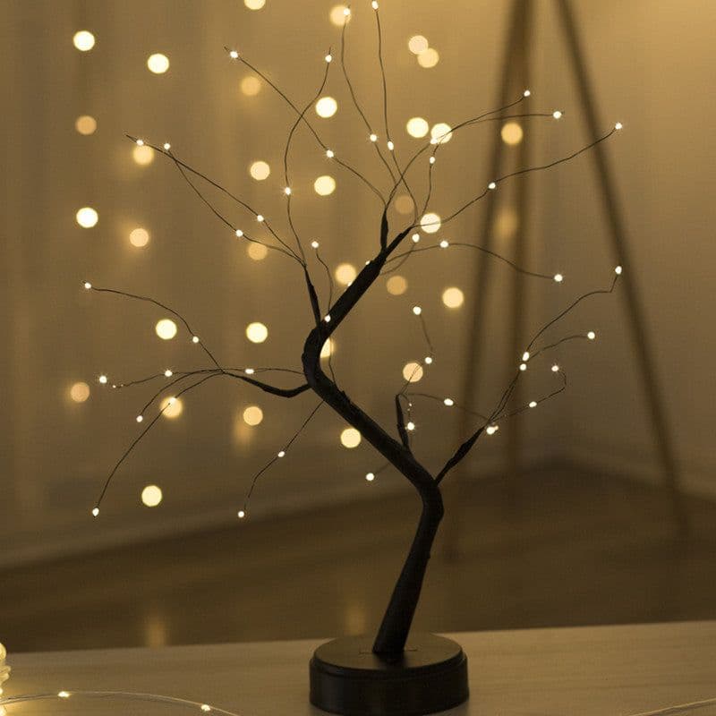 image-LED Pearl Tree Light Starry Touch Bedroom Christmas Decoration