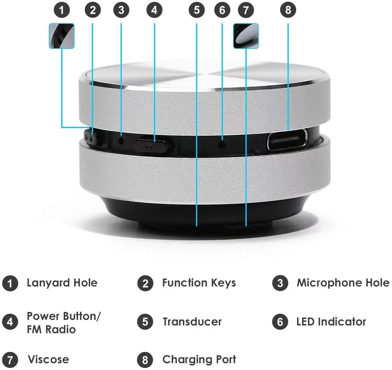 image-Hummingbird Bone Conduction Bluetooth Speaker TWS Portable Stereo