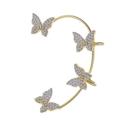 image-European and American Butterfly Ear Cuff Clip Earrings Rose Gold