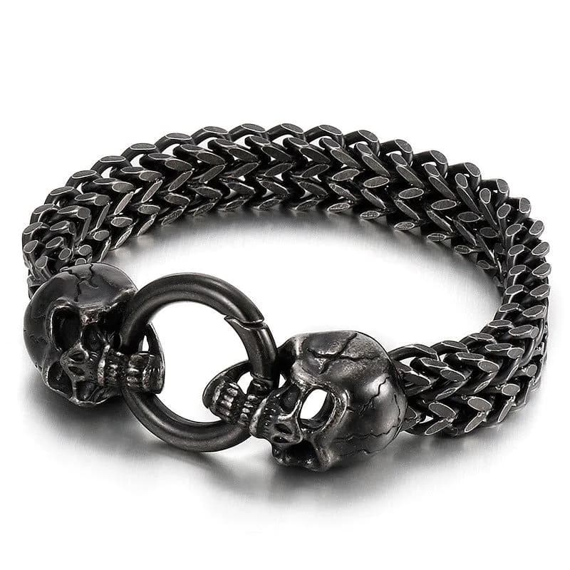 image-316L Titanium Steel Animal Head Men's Bracelet