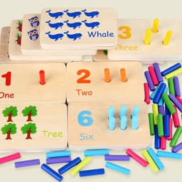 image-Wooden Concentration Sticks Educational Toy