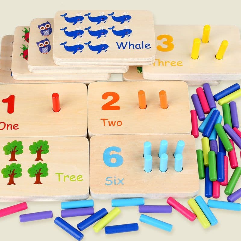 image-Wooden Concentration Sticks Educational Toy