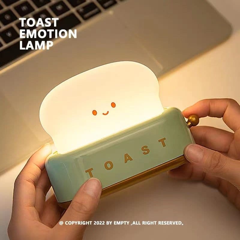 image-Bread Machine Small Night Light USB Charging LED Table Lamp