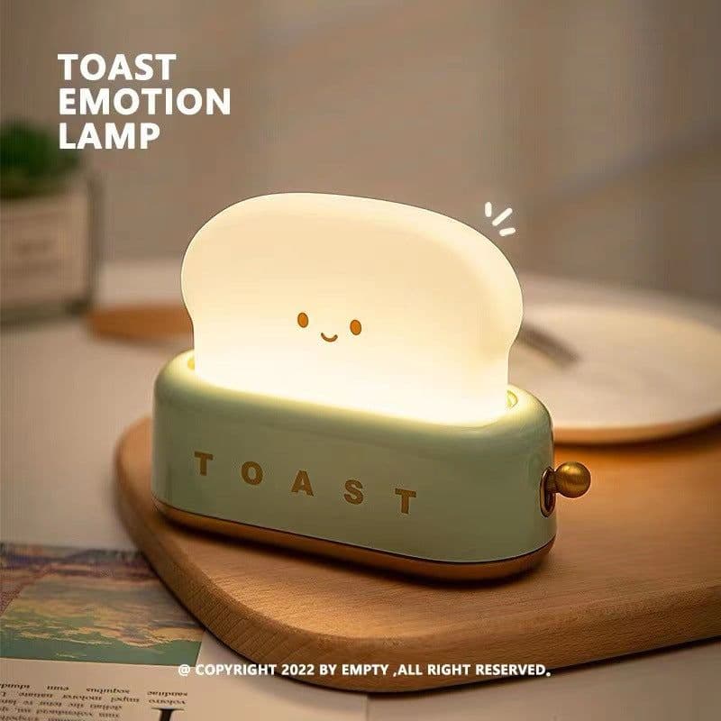 image-Bread Machine Small Night Light USB Charging LED Table Lamp
