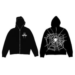 image-Hip Hop Women Hoodie Spider Web Streetwear Pink