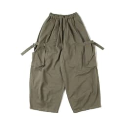 image-NP Men's Cotton Cargo Overalls Army Green Loose Fit