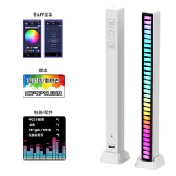 image-RGB LED Strip Light USB Rechargeable Music Rhythm